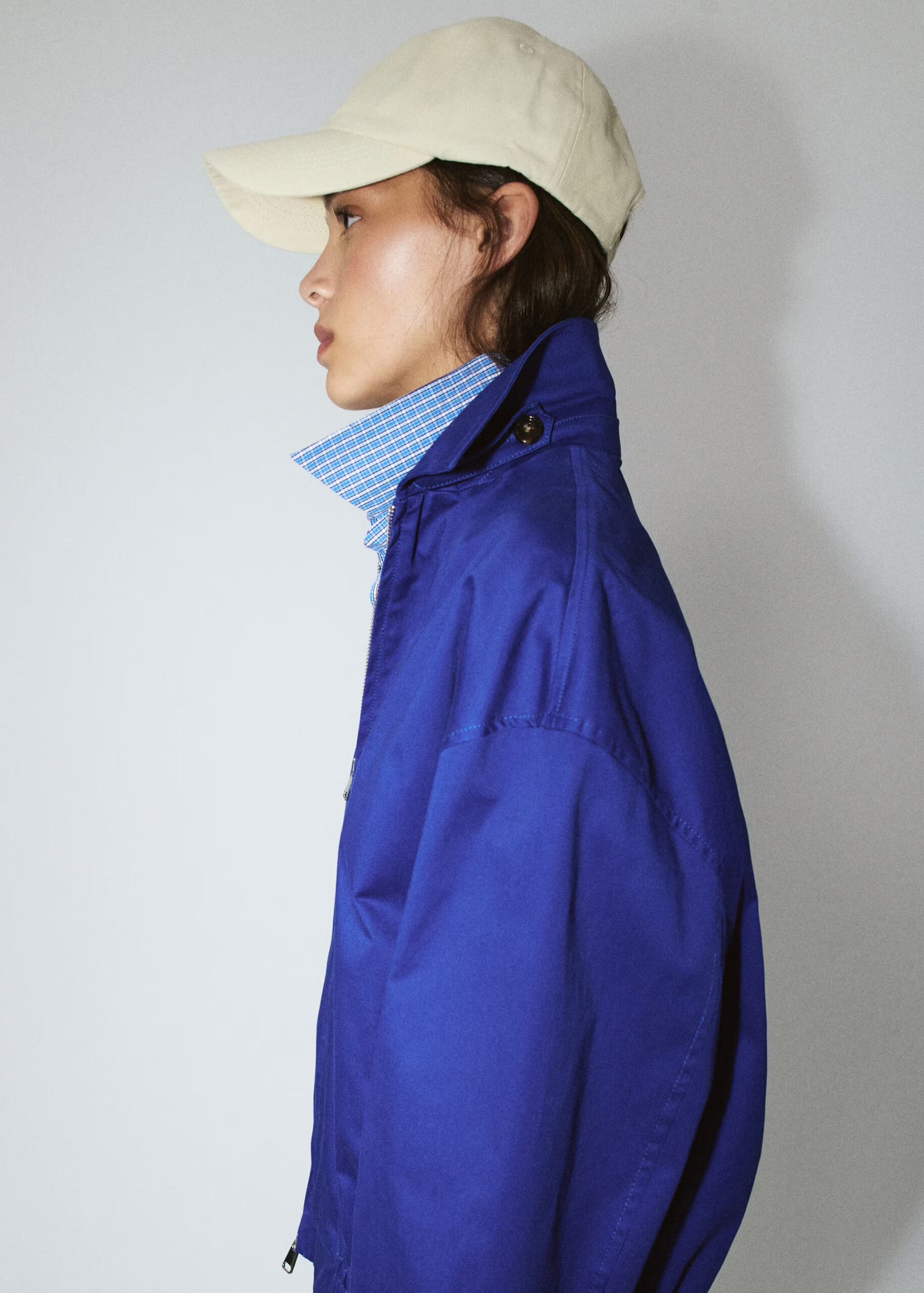Plain cotton cap